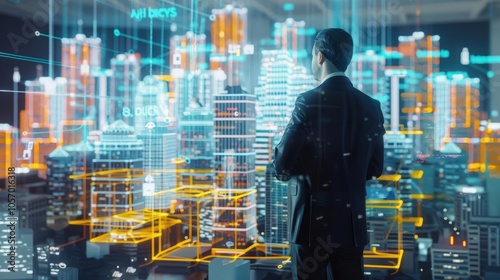 Illustrate the complexity of enterprise risk management with lifelike models depicting interconnected risks and their interdependencies