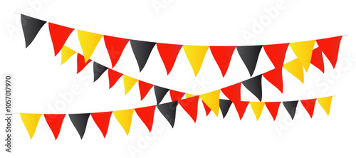 Dreifarbige Wimpel (Deutschlandflagge)