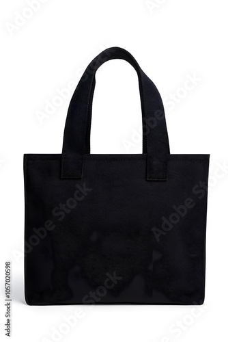 Blank Eco Friendly White tote bag mock up, isolated on white background.