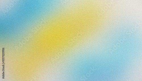 Smooth grainy gradient creating a blurred background with yellow and blue colors mixing together