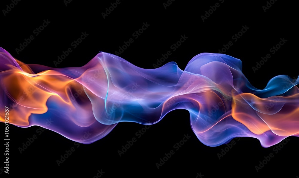 Vibrant flames dancing in the dark, Generative AI Vibrant flames dancing in the dark, Generative AI