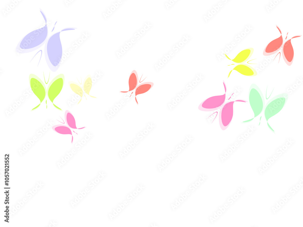 Flock of silhouette black butterflies on white background. Vector Hands with flying up color butterflies . Flock of silhouette black butterflies on white background. Vector Hands with flying up color butterflies .