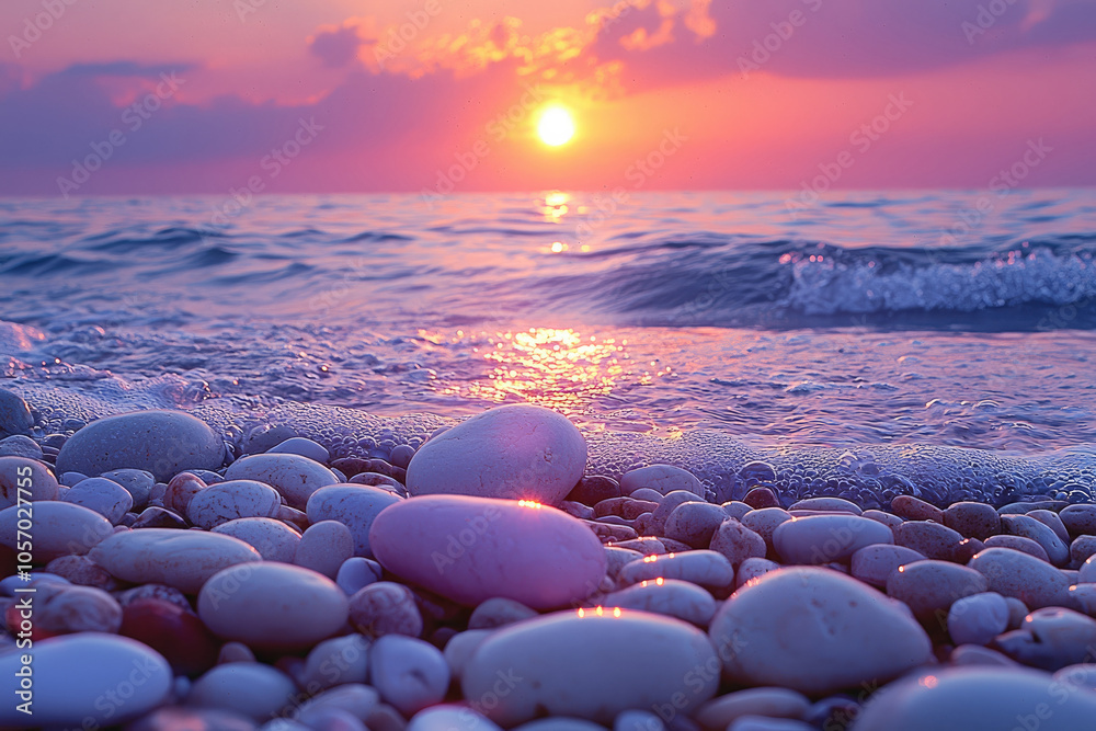 Obraz premium sunset over the sea