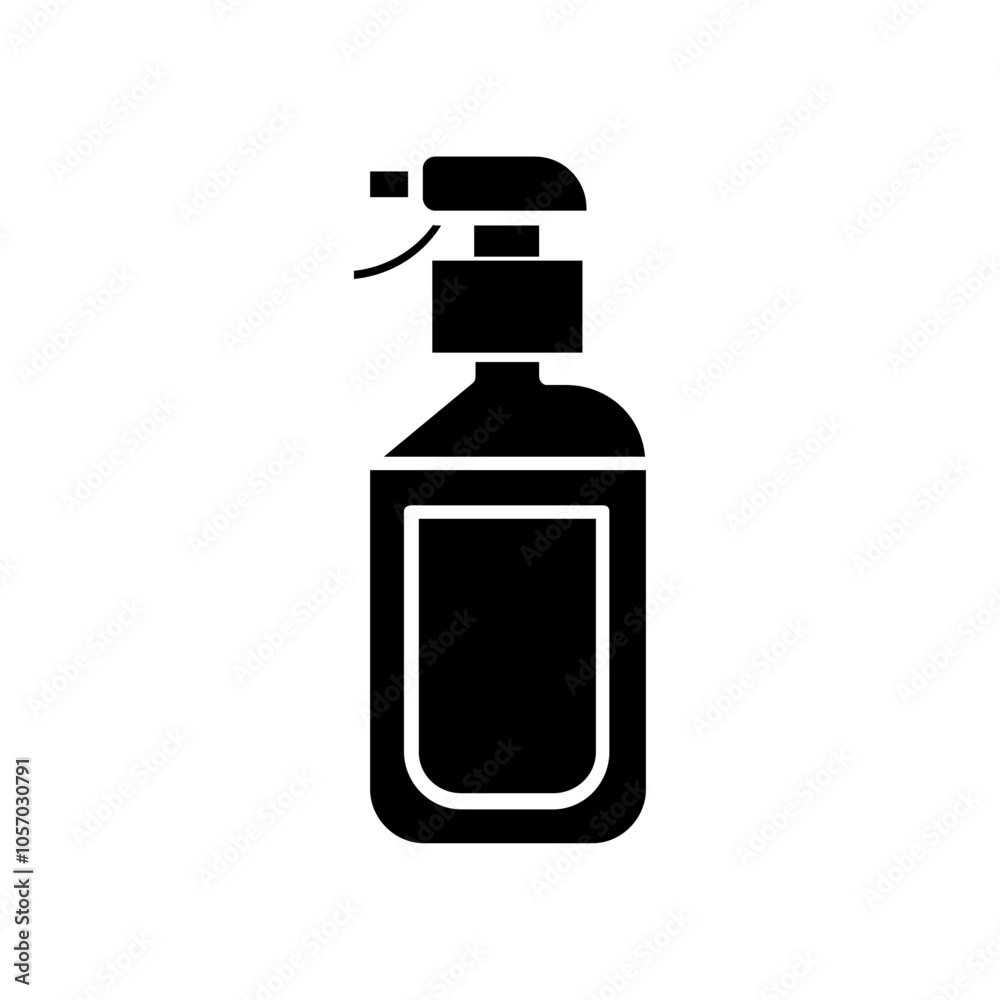 cleansing spray icon flat line symbol set. cleansing spray icon flat line symbol set.