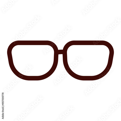 Glasses icon vector. Sunglasses illustration sign. blindness symbol or logo.