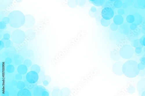 Sparkling bokeh light effects isolated on transparent background. Abstract blue bokeh festive frame. Glowing blur bokeh light PNG. Mockup, template. Shining soft circle light. Magic holiday elements