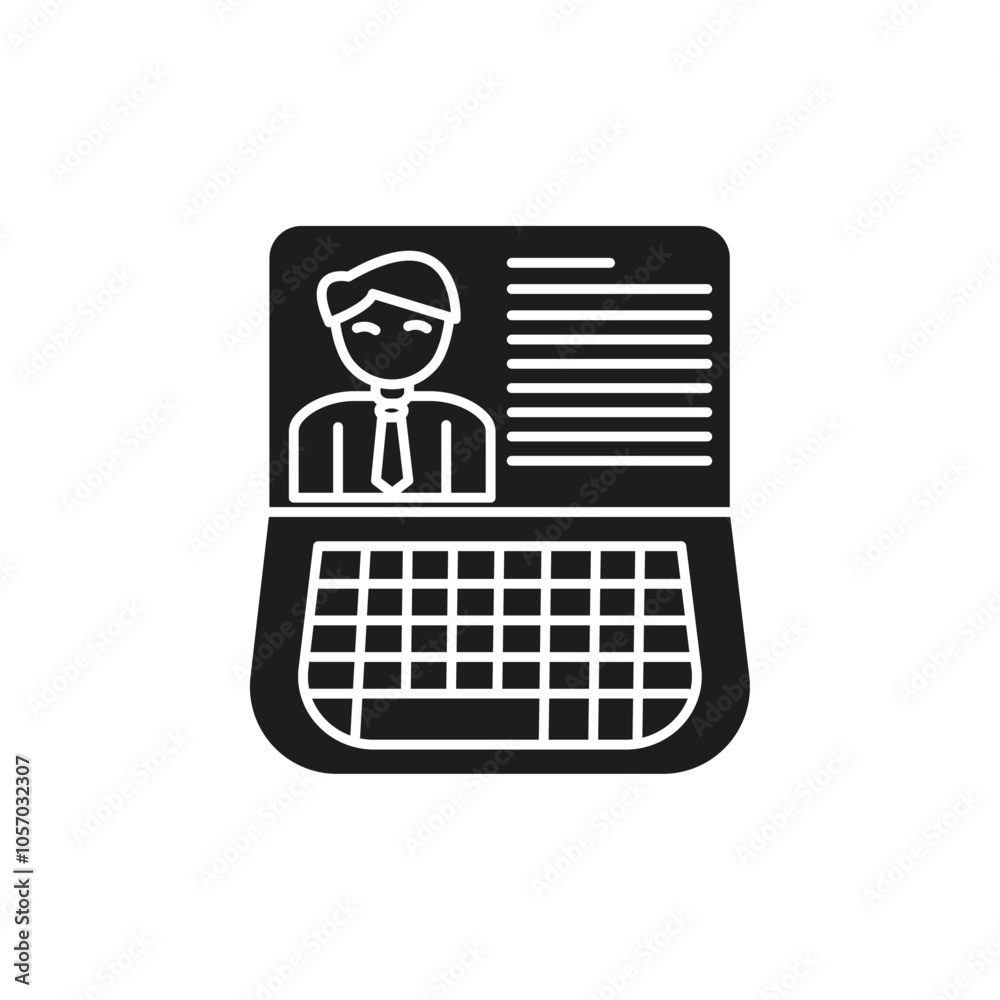 hr software icon flat line symbol set. hr software icon flat line symbol set.