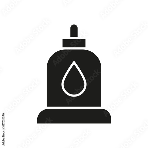 Sump Pump icon flat line symbol set.