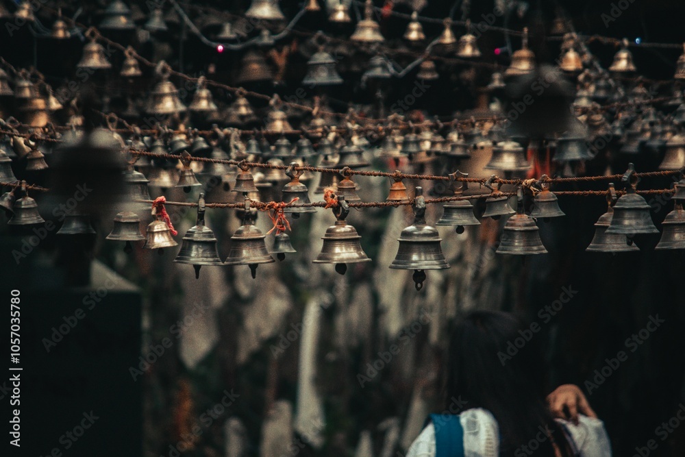 Hanging Bells in a Temple Hanging Bells in a Temple