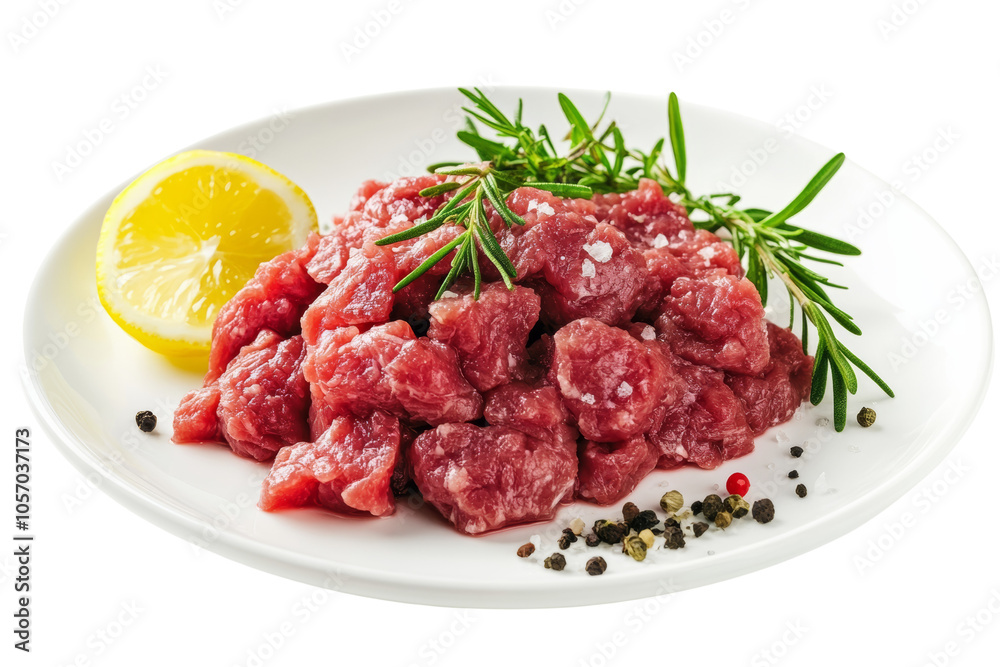 Sizzling Beef Stew Cubes: Ready for the pan Sizzling Beef Stew Cubes: Ready for the pan