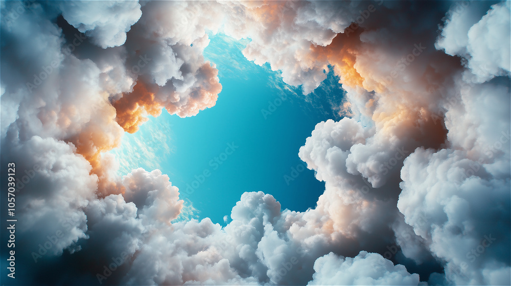 Heavenly sky, heaven's stairs, heaven's desire