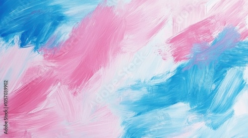 Soft pastel brush stroke texture in pinks and blues, forming a calming abstract pattern