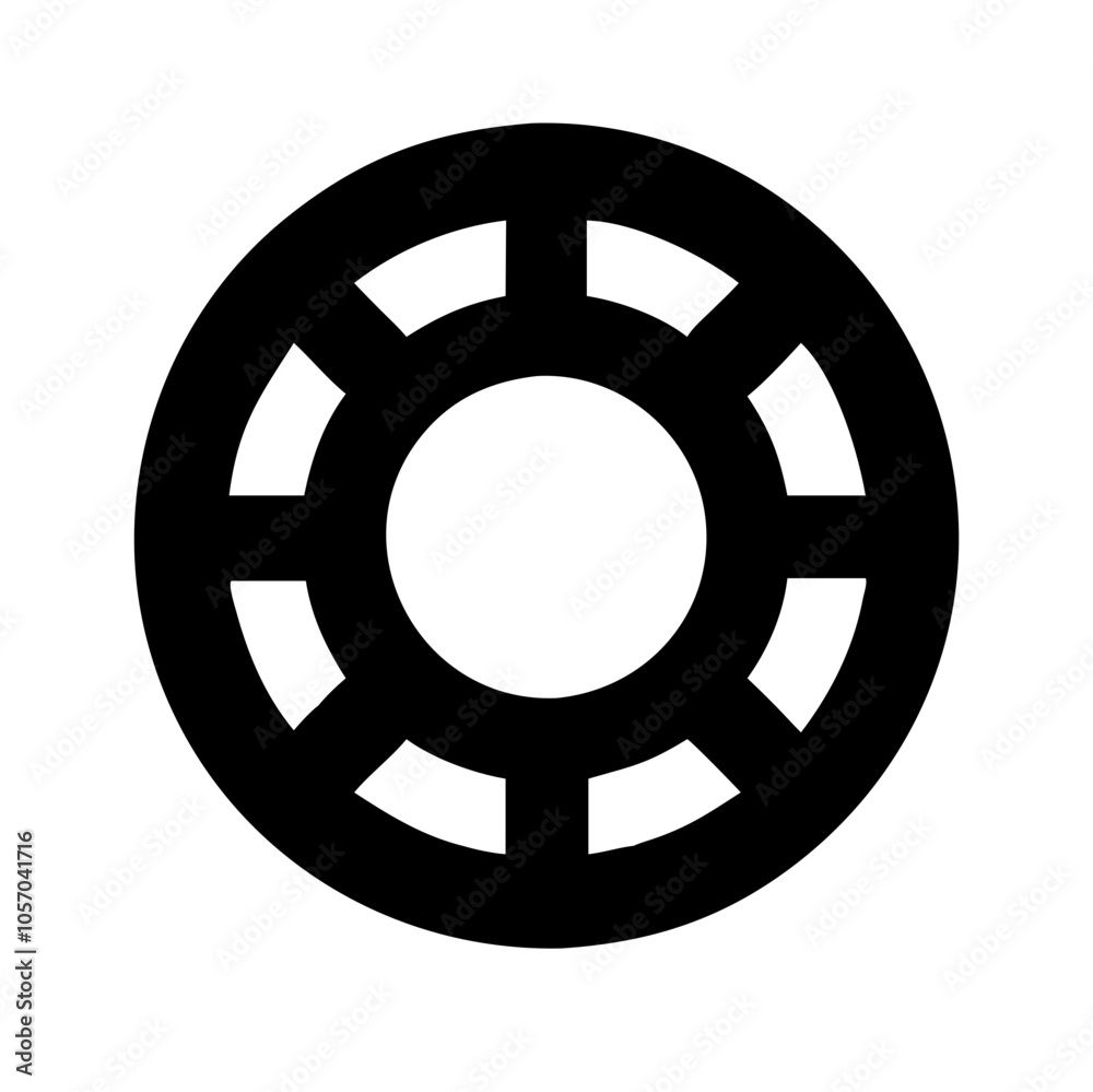 Obraz premium poker chip icon