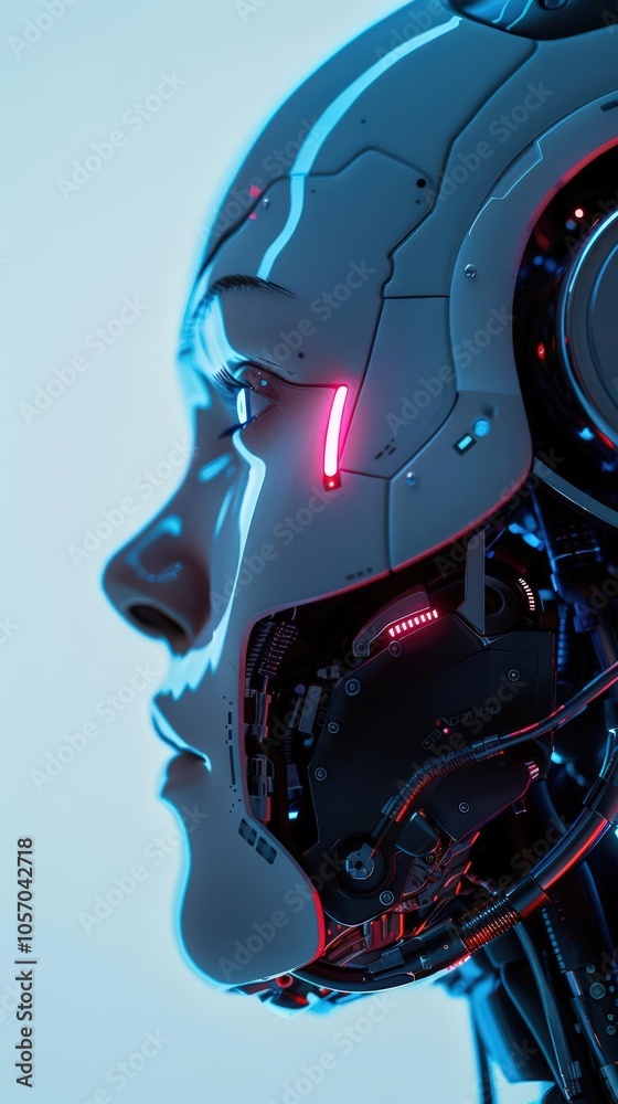A Close-up Shot of a Cyber-human past life regressions, diverse previous incarnations A Close-up Shot of a Cyber-human past life regressions, diverse previous incarnations