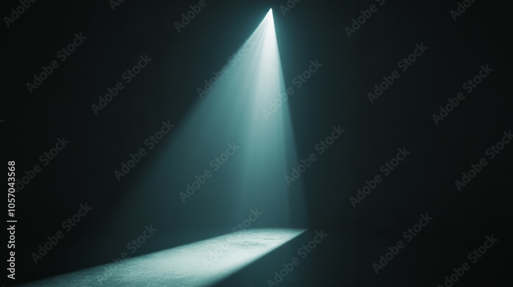 Obraz premium spotlight in dark room