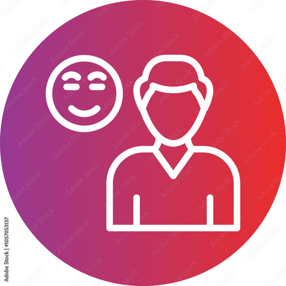 Amused Icon Style Amused Icon Style