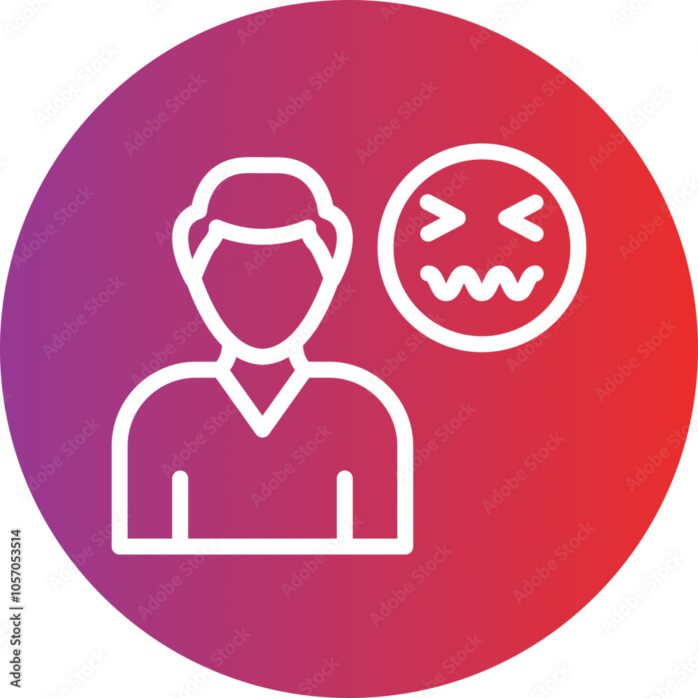 Disgusted Icon Style Disgusted Icon Style