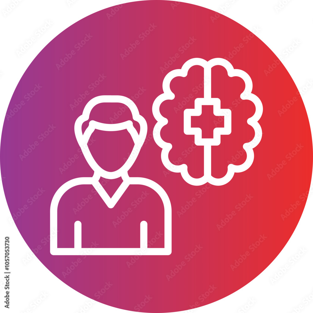 Mental Health Icon Style Mental Health Icon Style