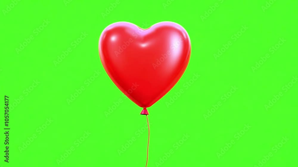 Red heart shaped balloons flying on green screen background. Chroma key. Balloon as an expression of feelings and love. Valentines day. Slow motion. 4k video Helium balloons animation cartoon Red heart shaped balloons flying on green screen background. Chroma key. Balloon as an expression of feelings and love. Valentines day. Slow motion. 4k video Helium balloons animation cartoon