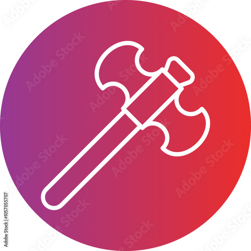 Viking Axe Icon Style