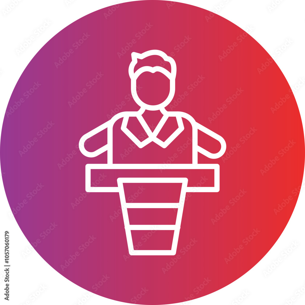 Giving Speech Icon Style Giving Speech Icon Style