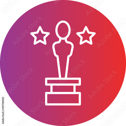 Film Award Icon Style