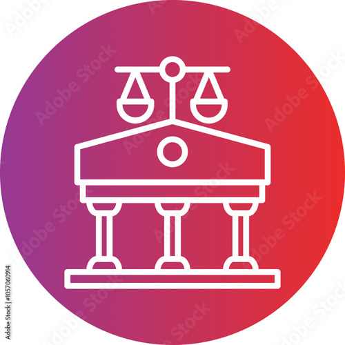 Court Icon Style