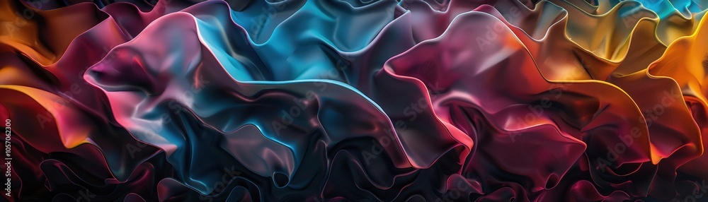 Obraz premium clay style of abstract 3D Model icon Plasticine Sculpture, Playful, Vibrant Colors, Creative Workspace ,high-resolution