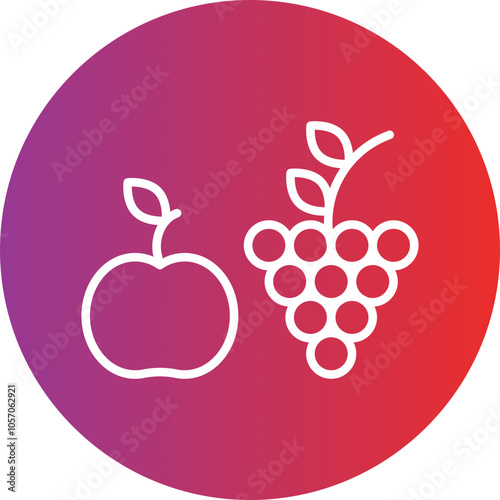 Low Fat Diet Icon Style