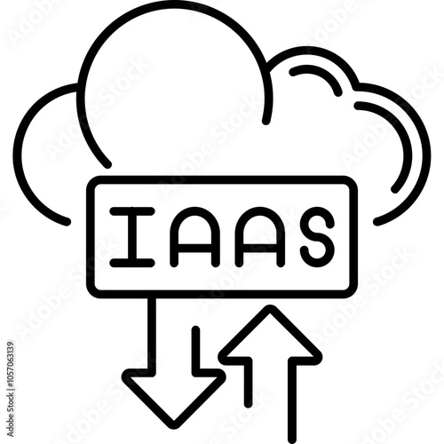 Cloud IaaS Icon