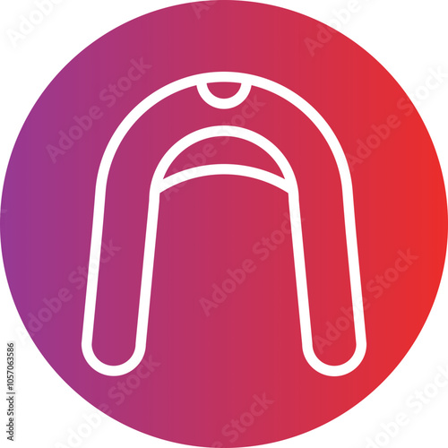 Mouthguard Icon Style