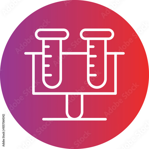 Test Tube Holder Icon Style