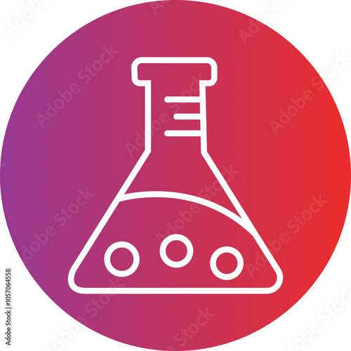 Volumetric Flask Icon Style