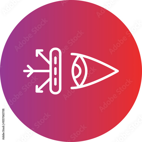 Anti Reflective Coating Icon Style