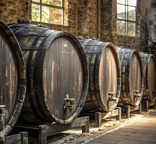 barrels of wine