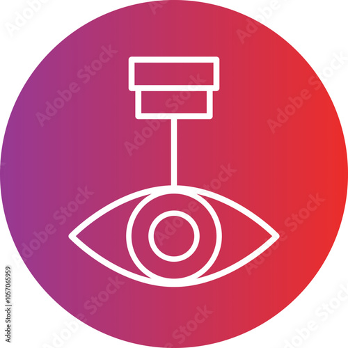 Laser Vision Correction Icon Style