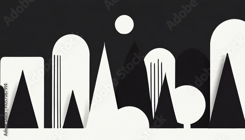 a christmas theme black and white minimal background