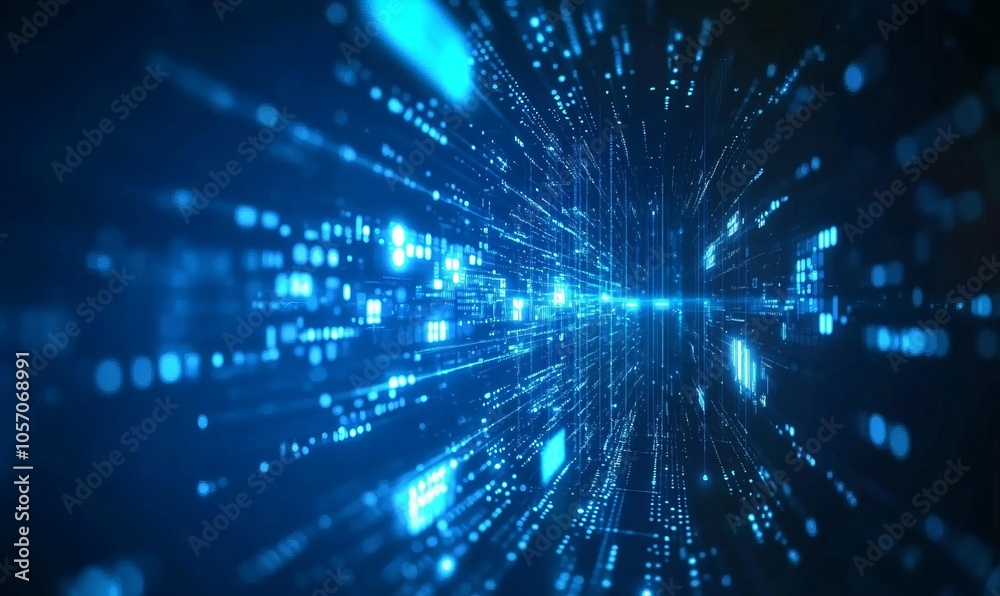 Abstract digital technology background blue. Abstract digital technology background blue.