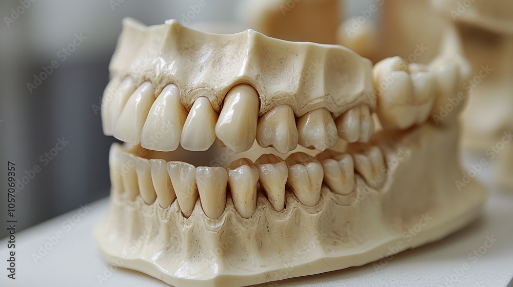 Fototapeta premium dental care and implant treatment implanted into the jaw bone for tooth restoration, providing a comprehensive look at oral surgery, health procedures, and dental advancements