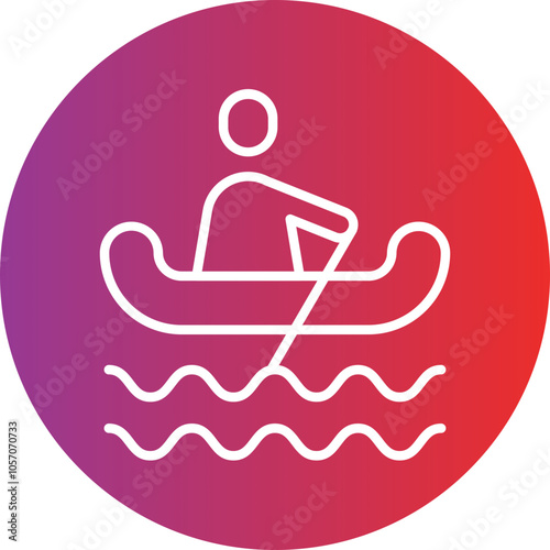 Rafting Icon Style