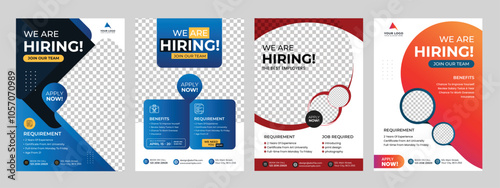 we are hiring flyer template, job flyer, hiring poster template, interview, join us
