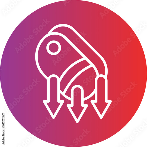 Reduced Meat Consumption Icon Style