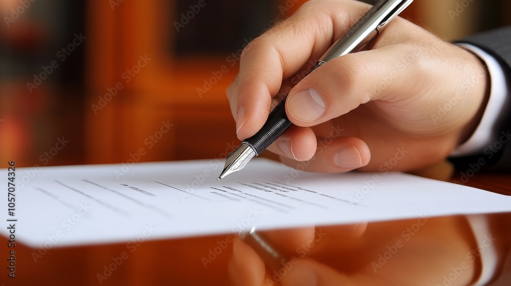 person writing on a paper