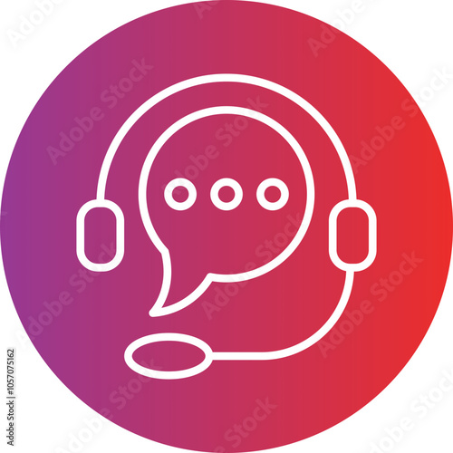 Customer Service Icon Style