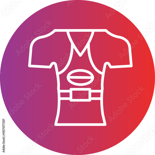 Rugby Armor Icon Style