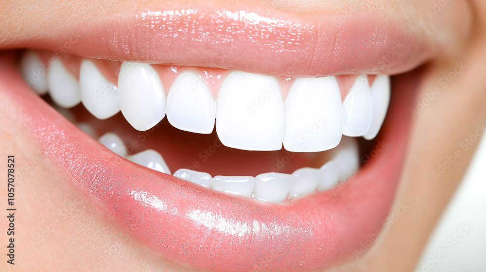 bright smile showcasing perfectly whitened teeth, highlighting dental care and oral hygiene. healthy gums and glossy lips enhance overall appearance bright smile showcasing perfectly whitened teeth, highlighting dental care and oral hygiene. healthy gums and glossy lips enhance overall appearance