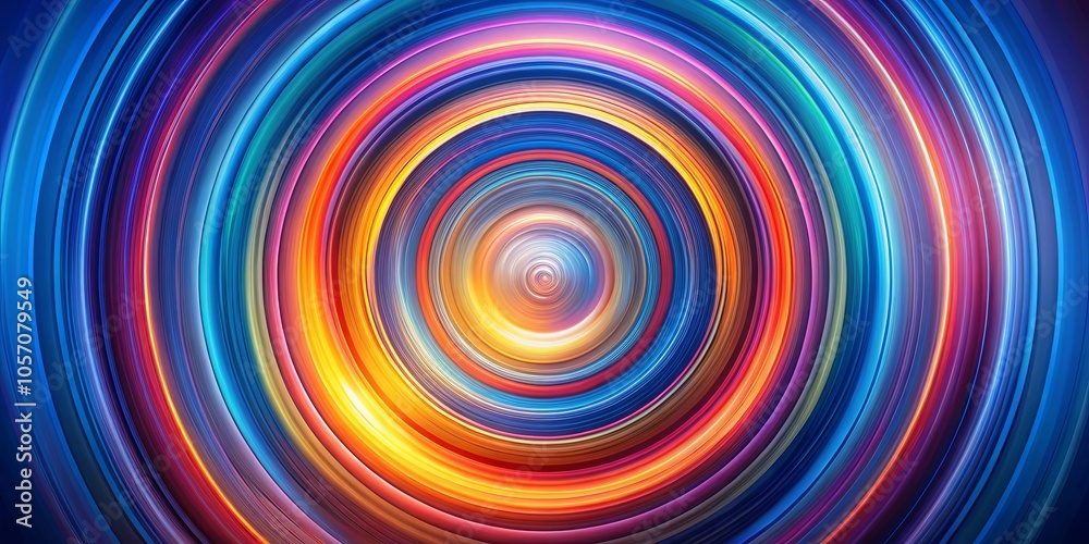 A Symphony of Vibrant Hues Swirling in Concentric Circles, Creating an Abstract Tapestry of Color and Light A Symphony of Vibrant Hues Swirling in Concentric Circles, Creating an Abstract Tapestry of Color and Light