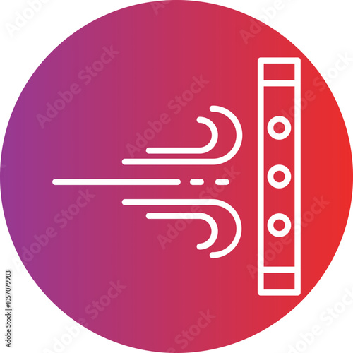 Windproof Fabric Icon Style
