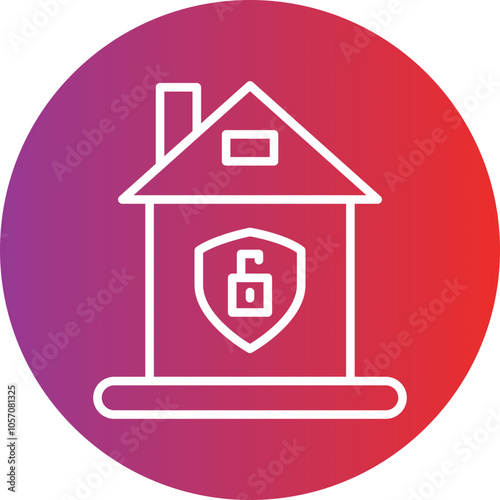 Home Security Icon Style