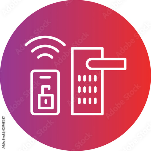 Smart Lock Icon Style